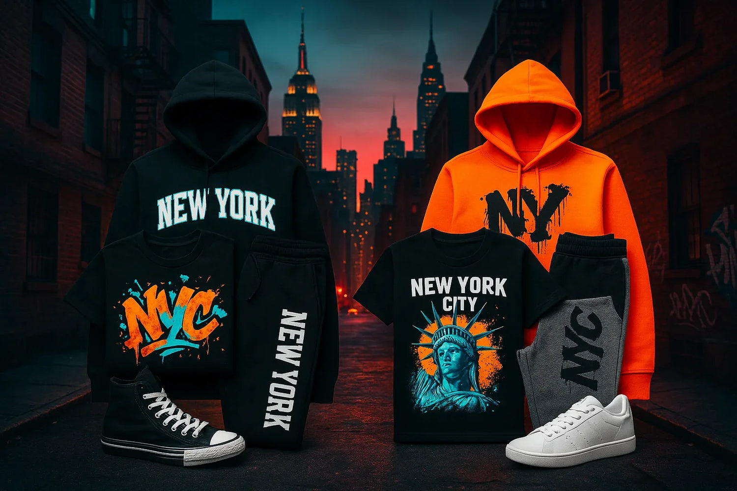 NYC Streetwear Bundles - Manhattan Viral